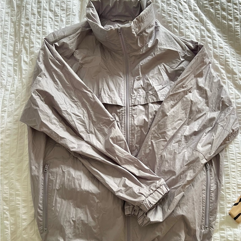 Uniqlo Gray Windbreaker Jacket - Picture 2 of 4